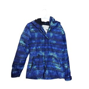 Aperture Snow Boarding Skiing Blue Women's Jacket Size‎ Med 10000 MM Waterproof